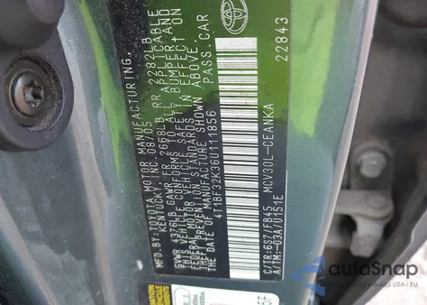 2006 Toyota Camry Le V6 from USA, damaged, VIN 4T1BF32K36U111856